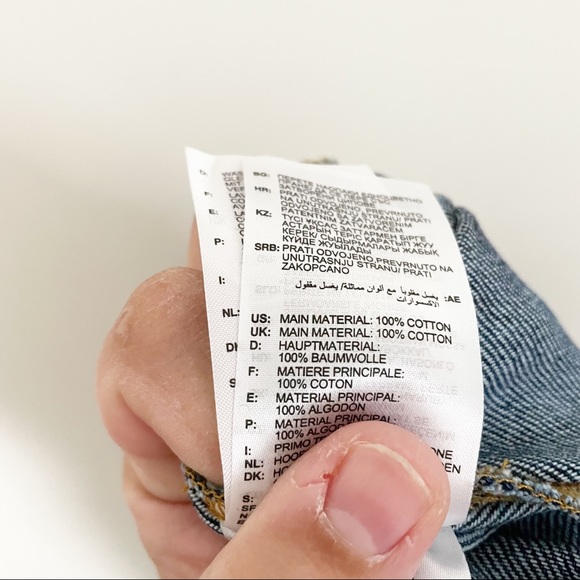 Adidas Ivy Park Wide Leg Denim Snap Up Baggy Pants Jeans Rodeo Collection Sz 2X - Picture 15 of 16